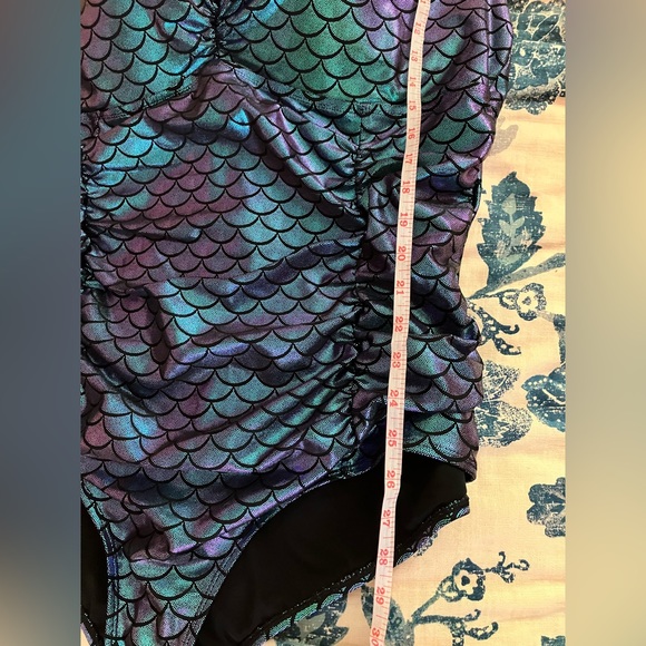 TORRID Green Iridescent Mermaid Everyday
Wire-Free One-Piece Swimsuit - Picture 11 of 11